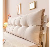 ZZYK Oreiller De Corps De Lecture De Tête De Lit Rectangulaire, Oreiller De Soutien Long, Traversin Doux, Grand Oreiller De Dos Avec Oreiller De Tête De Lit Amovible,C,70"/180cm