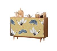 ZZYK Rideaux D'armoire Ouverts Japonais sous Jupe D'évier pour Salle De Bain,Rideaux De Placard De Cuisine Anti-Poussière pour Salle De rapé,C,W(120cm) x H(100cm)