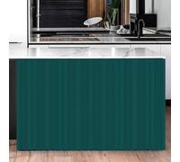 ZZYK Rideaux De Cabinet À L'épreuve De La Poussière,Rideau De Cuisine sous Jupe D'évier,Rideaux De Placard Ouverts Suspendus De Classe Panneau Mural,Vert,W(70cm) x H(90cm)