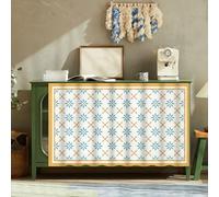 ZZYK Rideaux De Cabinet Ouverts,sous Rideaux De Jupe D'évier pour Salle De Bain À L'épreuve De La Poussière Rideaux De Placard De Cuisine De Salle De W(130cm) x H(60cm)