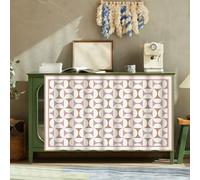 ZZYK Rideaux De Cabinet Ouverts,sous Rideaux De Jupe D'évier pour Salle De Bain À L'épreuve De La Poussière Rideaux De Placard De Cuisine De Salle De W(60cm) x H(50cm)