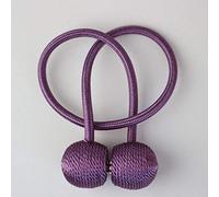 ZZYLCDT Lot de 4 Embrasses Magnétiques, Bretelles de Rideaux-Violet, Embrasses de Rideaux , Boucles pour Rideaux, Aimantee Attache Rideau pour Décoration de Bureau Maison Salon Chambre