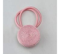 ZZYLCDT Lot de 4 Embrasses Magnétiques, Lanière de Rideau Rose, Embrasses de Rideaux , Boucles pour Rideaux, Aimantee Attache Rideau pour Décoration de Bureau Maison Salon Chambre