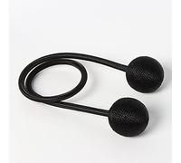 ZZYLCDT Lot de 4 Embrasses Magnétiques Sangles de Rideau-Noir Embrasses de Rideaux , Boucles pour Rideaux, Aimantee Attache Rideau pour Décoration de Bureau Maison Salon Chambre
