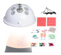 Zzypno BoîTe de Simulation pour la Chirurgie Laparoscopique, Kit Portable de Simulation MéDico-Laparoscopique Comprenant 10 Modules de Formation et 4 Instruments Chirurgicaux 30degrees