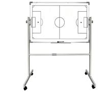 Zzypno Tableau Blanc Mobile Pivotant MagnéTique Double Face | Cadre en Aluminium RéSistant, Solide et Durable, Parfait pour éQuipes Scolaires, Clubs Sportifs et PréParation des Matchs