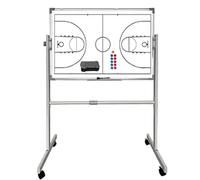 Zzypno Tableau Magnétique D'entraînement, Tableau Tactique Effaçable à Sec | Tableau de Composition D'éQuipe Double Face Avec NuméRos MagnéTiques, Feutre et Effaceur, pour L'EntraîNement et la StratéGie