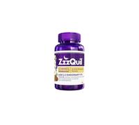 ZzzQuil Sommeil - Gommes arôme naturel mangue banane - Complément alimentaire à base de valériane, camomille, lavande, vitamine B6 et de mélatonine - 60 gommes