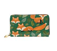 ZZZSWSYWZ Portefeuille de voyage élégant pour femme - Portefeuille long pour téléphone portable - En cuir microfibre - Fermeture éclair - Porte-monnaie - Pochette pour cartes de crédit - Imprimé