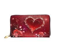 ZZZSWSYWZ Portefeuille de voyage élégant pour femme - Portefeuille long pour téléphone portable - En cuir microfibre - Fermeture éclair - Porte-monnaie - Pochette pour cartes de crédit - Imprimé