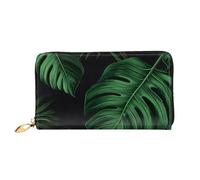 ZZZSWSYWZ Portefeuille de voyage élégant pour femme - Portefeuille long pour téléphone portable - En cuir microfibre - Fermeture éclair - Porte-monnaie - Pochette pour cartes de crédit - Imprimé