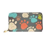 ZZZSWSYWZ Portefeuille de voyage élégant pour femme - Portefeuille long pour téléphone portable - En cuir microfibre - Fermeture éclair - Porte-monnaie - Pochette pour cartes de crédit - Imprimé