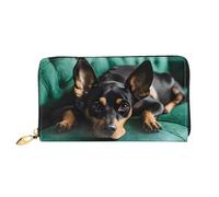 ZZZSWSYWZ Portefeuille de voyage élégant pour femme - Portefeuille long pour téléphone portable - En cuir microfibre - Fermeture éclair - Porte-monnaie - Pochette pour cartes de crédit - Imprimé