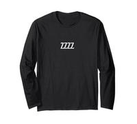 Zzzz A Tee That Says Zzzz for A Sleepyhead Hommes et Femmes Manche Longue