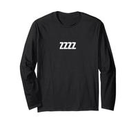 Zzzz Funny Sleepyhead Bold Statement Distressed Hommes Femmes Manche Longue