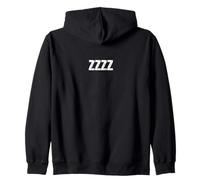 Zzzz Funny Sleepyhead Bold Statement Distressed Hommes Femmes Sweat à Capuche